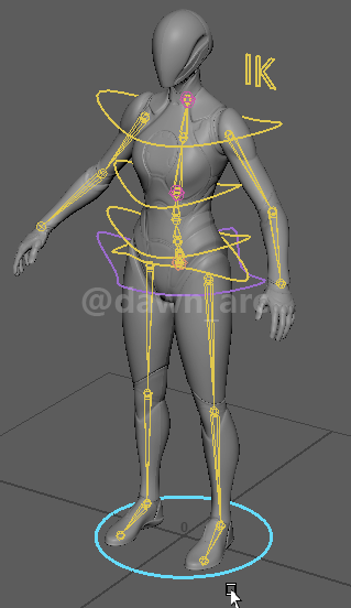 [Maya]Rigging 10 - Spine IK